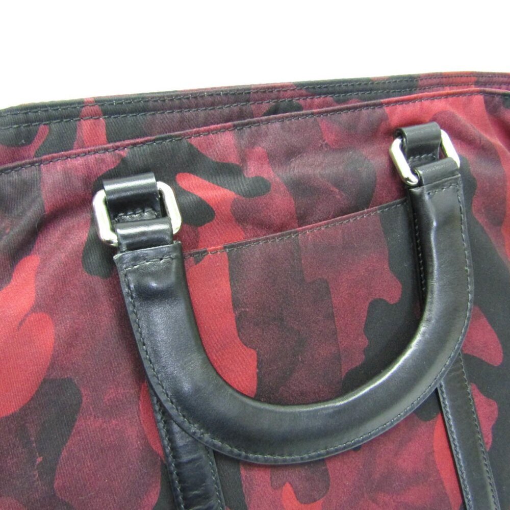 PRADA Red Leather Shoulder Bag - Picture 8 of 15